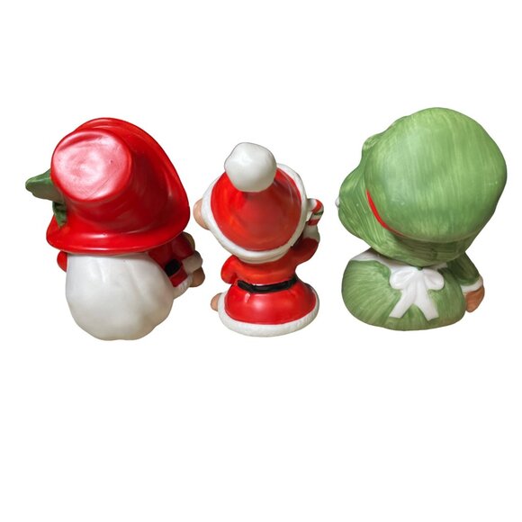 HOMCO Ceramic Christmas Bears # 5600 Set of 3 - Picture 7 of 15